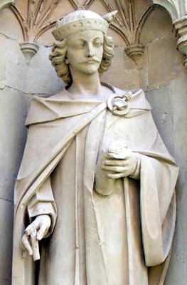 Statue of King Henry I -  Nash Ford Publishing