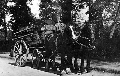 Antique Photograph of a Blandy & Hawkins' Brewers' Dray - this version © Nash Ford Publishing