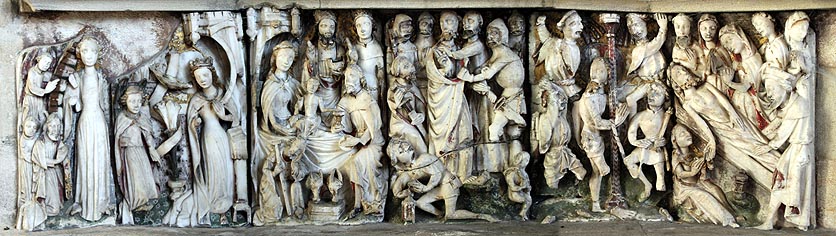 15th Century Alabaster Altarpiece in Drayton Church - © Nash Ford Publishing