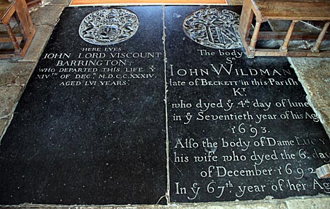 John Wildman's Ledger Stone, Shrivenham Church, Berkshire (Oxfordshire) - © Nash Ford Publishing
