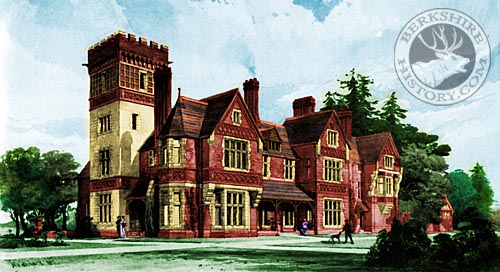 Antique Print of Yattendon Court - this version © Nash Ford Publishing