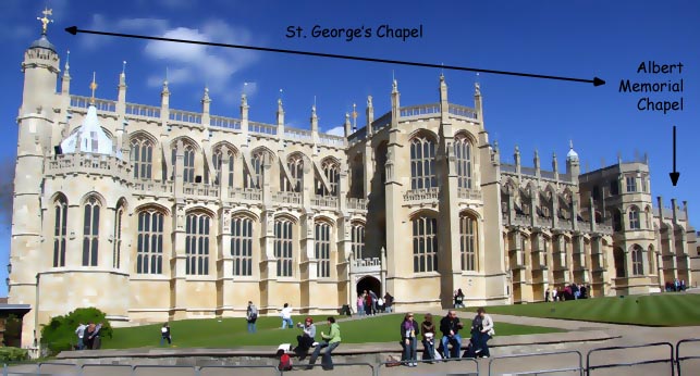 St. George's Chapel & the Albert Memorial Chapel, Windsor Castle - © Nash Ford Publishing