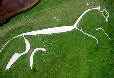 Aerial View of the Uffington White Horse -  Dave Price, used under a Creative Commons Attribution Licence
